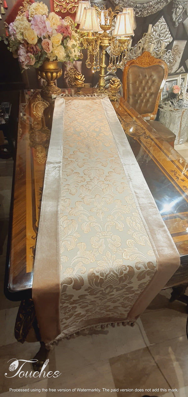 Gold Table Runner – 220cm x 48cm