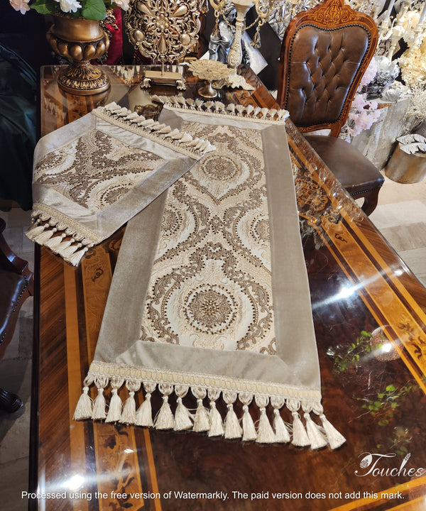 Luxury Table Covers Set with Original Soft Swarovski Crystals